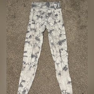 Pink brand marble leggings